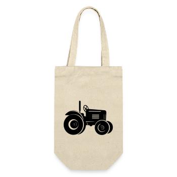 Tractor - Gift Bag for Bottles - nature - Front