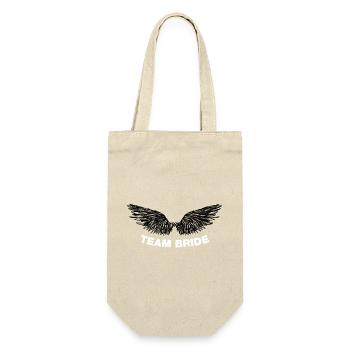 Team Bride (JGA) - Gift Bag for Bottles - nature - Front