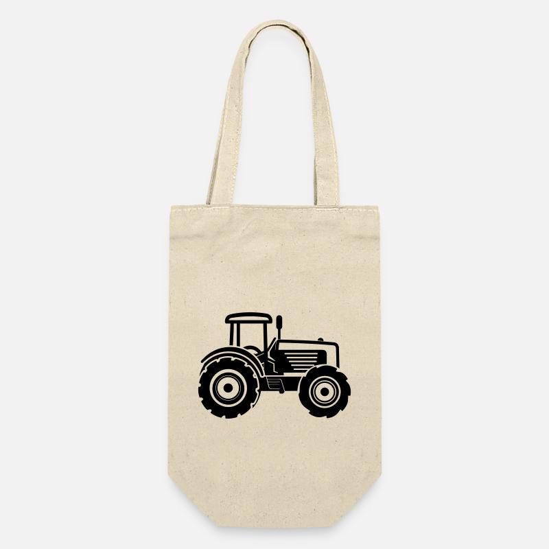Tractor - Gift Bag for Bottles - nature