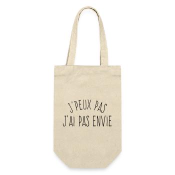 J'peux pas j'ai pas envie - Sac à bouteille - nature - Devant