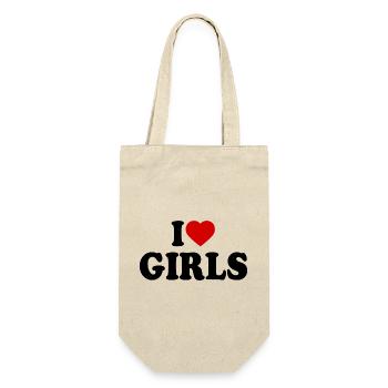I love girls - Sac à bouteille - nature - Devant