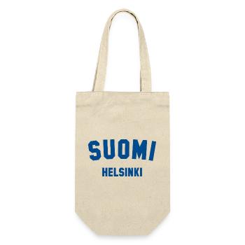 HELSINKI Suomi Finland - Gift Bag for Bottles - nature - Front