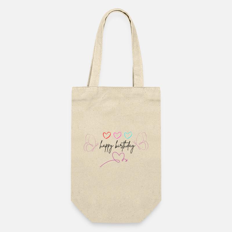 happy_birthday - Gift Bag for Bottles - nature