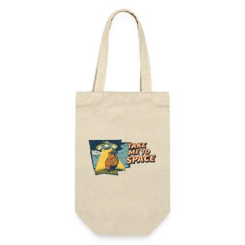 Take Me to Space Capybara UFO Pop Art - Gift Bag for Bottles - nature - Front