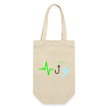 Pulse Line Fishing Fish Icon - Gift Bag for Bottles - nature - Front