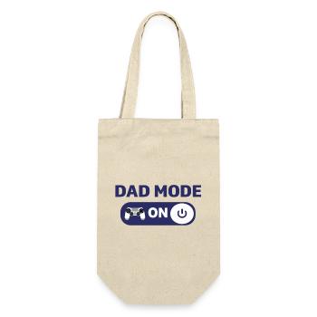 Dad-Modus an – Strong Dad Life Design - Geschenkbeutel für Flaschen - Natur - Vorne