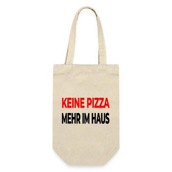 Pizza - Geschenkbeutel für Flaschen - Natur - Vorne