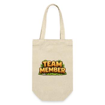 Team Members - Gift Bag for Bottles - nature - Front