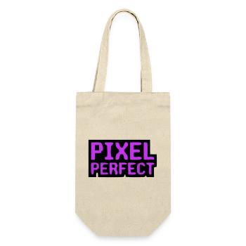 Pixel Perfect Lettering Gamer - Gift Bag for Bottles - nature - Front