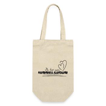 HIMMELSRAUM – Spirituelles Statement Shirt - Geschenkbeutel für Flaschen - Natur - Vorne