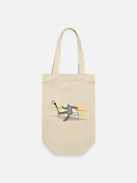 Soccer Soccer Players - Gift Bag for Bottles - nature