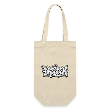 Dresden Graffiti Hip Hop - Gift Bag for Bottles - nature - Front