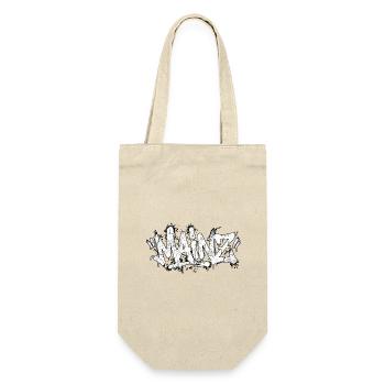 Mainz Handwriting Graffiti - Gift Bag for Bottles - nature - Front