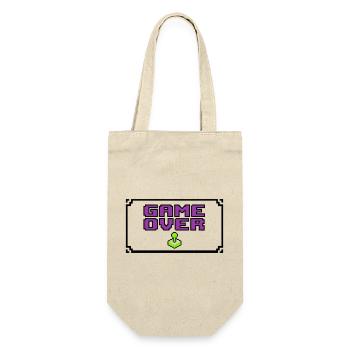 Game Over Pixel Frame - Gift Bag for Bottles - nature - Front