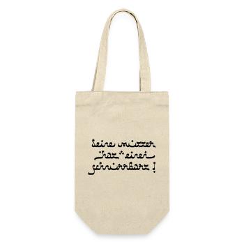Your mother has a mustache! - Gift Bag for Bottles - nature - Front