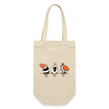 Strange Birds - Bird Cartoon - Gift Bag for Bottles - nature - Front