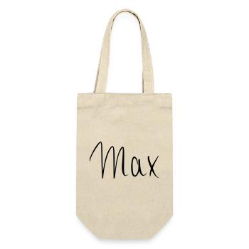 Max - Gift Bag for Bottles - nature - Front