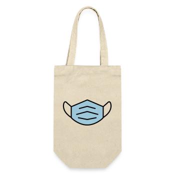 Great vector from a mask - Gift Bag for Bottles - nature - Front