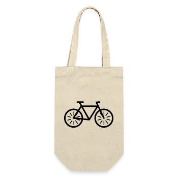 Bicycle Drawing Icon Wheel Graphic Icon Tour - Gift Bag for Bottles - nature - Front