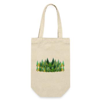 trees and trees and trees - Geschenkbeutel für Flaschen - Natur - Vorne