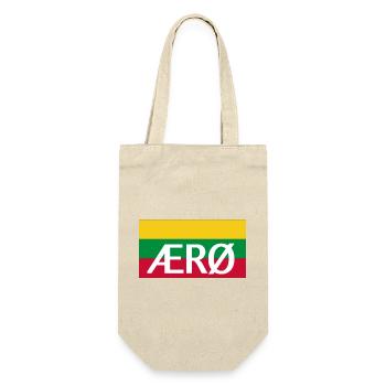 Ærø Flag Denmark Island Flag Aeroe - Gift Bag for Bottles - nature - Front