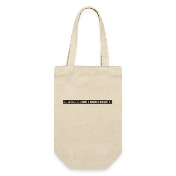 I may be wrong - Gift Bag for Bottles - nature - Front