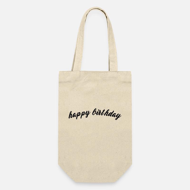 Bon anniversaire - Sac à bouteille - nature