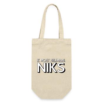 Ich mache überhaupt nichts! Freiheit! * - Geschenkbeutel für Flaschen - Natur - Vorne