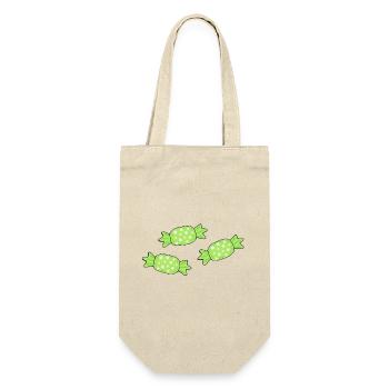 Candy candies Halloween green - Gift Bag for Bottles - nature - Front