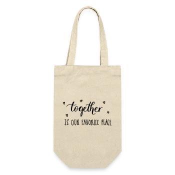 Ensemble est notre endroit préféré - l’amour - Sac à bouteille - nature - Devant