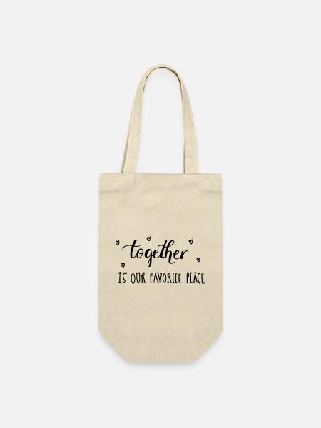 together is our favorite place - love - Gift Bag for Bottles - nature