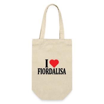 t-shirt I love Fiordalisa t-shirt gift idea - Gift Bag for Bottles - nature - Front