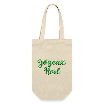 Joyeux Noël Vert Sapin - Sac à bouteille - nature - Devant
