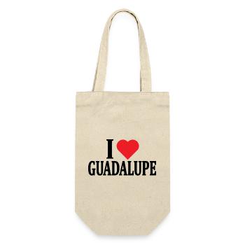 t-shirt I love Guadalupe t-shirt gift idea - Gift Bag for Bottles - nature - Front