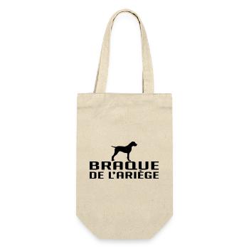 BRAQUE DE L ARIÉGE Hunderasse Jagdhunde Wilsigns - Geschenkbeutel für Flaschen - Natur - Vorne