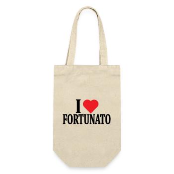 J’adore Idée cadeau t-shirt porte-bonheur - Sac à bouteille - nature - Devant
