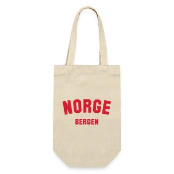 BERGEN, Norway Norwegen Norge - Gift Bag for Bottles - nature - Front