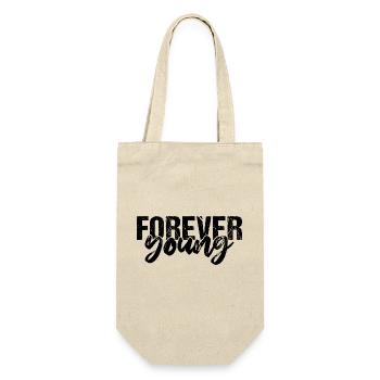 Forever Young - Gift Bag for Bottles - nature - Front