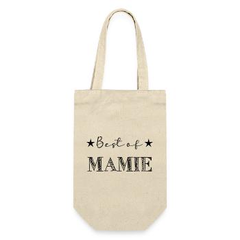 MAMAN. FÊTE DES MÈRES. MAMIE. BONNE FÊTE MAMAN - Sac à bouteille - nature - Devant