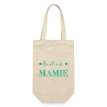 MAMIE. MAMAN. FÊTE DES MÈRES - Sac à bouteille - nature - Devant