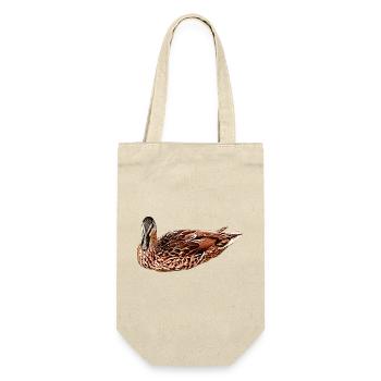 wasservögel, Stockente - Geschenkbeutel für Flaschen - Natur - Vorne