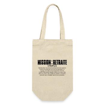 Mission Retraite - Sac à bouteille - nature - Devant
