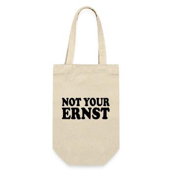 Not your ernst - Geschenkbeutel für Flaschen - Natur - Vorne