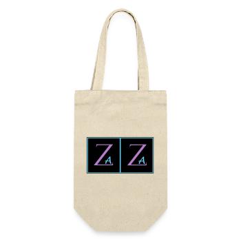 Zaza - Geschenkbeutel für Flaschen - Natur - Vorne
