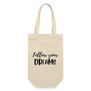 Follow your dreams - Gift Bag for Bottles - nature - Front