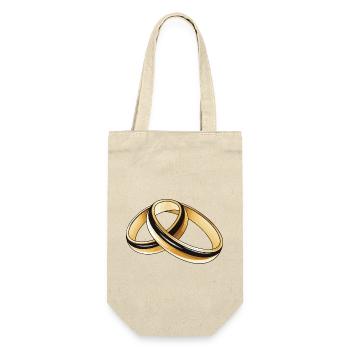 Anneaux de mariage symbole mariage - Sac à bouteille - nature - Devant