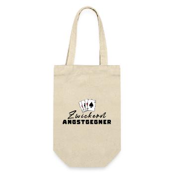 Pinching Fear Opponents - Gift Bag for Bottles - nature - Front