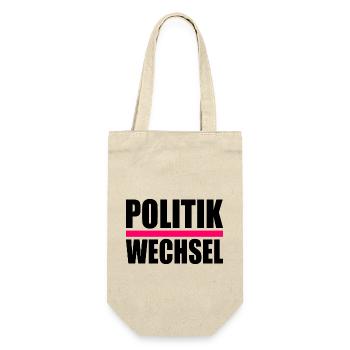politikwechsel - Geschenkbeutel für Flaschen - Natur - Vorne