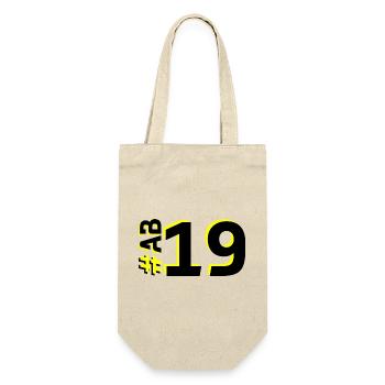 AB19 - Geschenkbeutel für Flaschen - Natur - Vorne