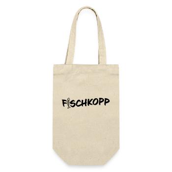 Fischkopp - Geschenkbeutel für Flaschen - Natur - Vorne